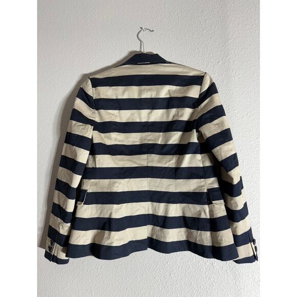 Banana Republic Striped Blazer – Navy & Cream – Size 2 ✨ - Picture 4 of 4